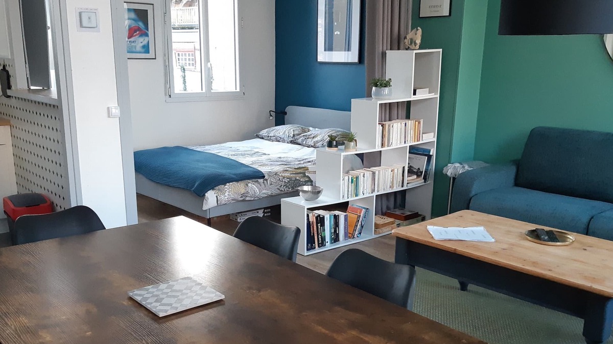 Etretat Apartment | L'aiguille creuse : Very bright 50m from the sea - 40m2 - 6 pers max