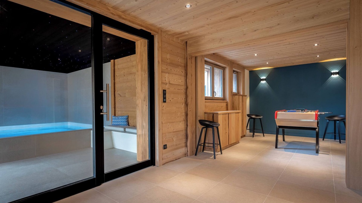 Xonrupt-Longemer Ski Chalet | L'Alcôve Gîte & Spa - Chalet with swimming pool