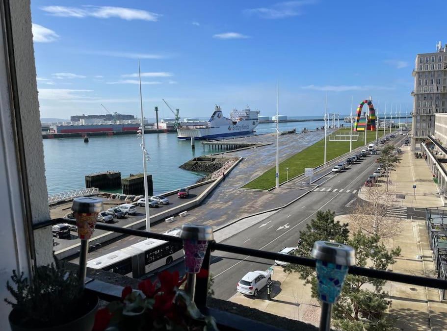 Downtown Le Havre Apartment | "L'amarrage" 2 chambres Perret Pleine Vue Mer