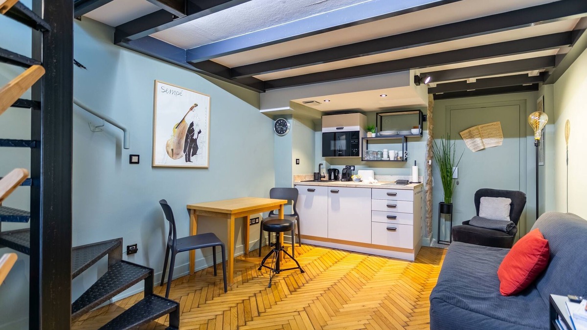 Foret Noire Apartment | L'atelier du Luthier - Studio avec mezzanine