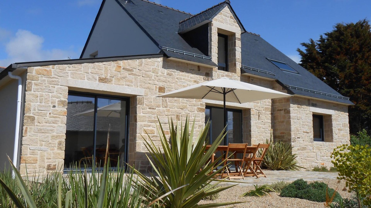 Plouharnel House | L'Aubépine - New house in a typical seaside village