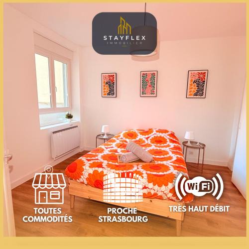 Schiltigheim Apartment | l'Escapade de Schiltigheim - Cozy & Bright
