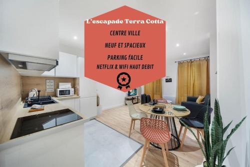 Chalon-sur-Saone Apartment | L'escapade Terra Cotta