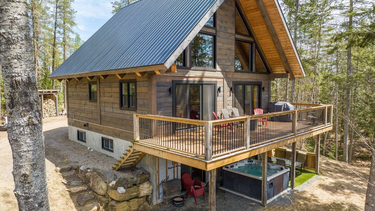 Mauricie House | L'Inukshuk - Chalet en bois ave Spa