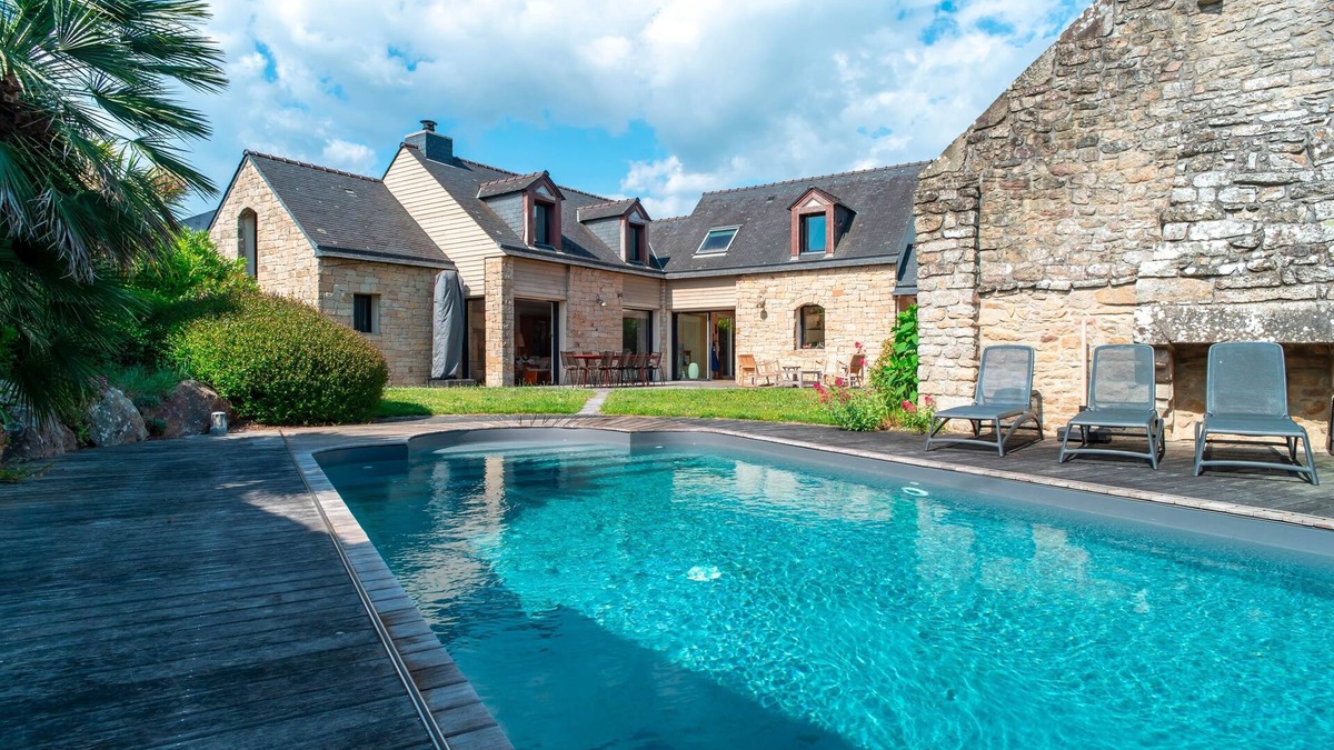 La Trinite-sur-Mer House | L'Oasis Bretonne - Charmante maison avec piscine
