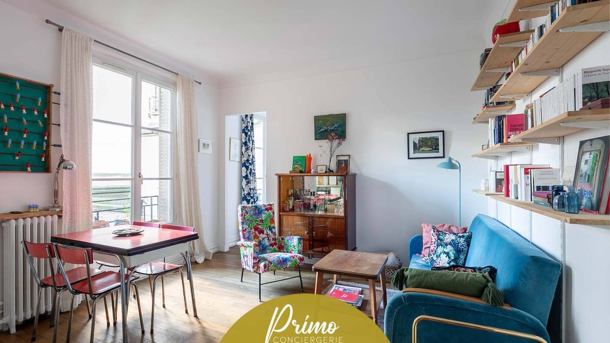 Quartier des Grandes-Carrieres Apartment | L'Ordener - Calme, 15 min du Sacré Coeur, Métro 12 & 13