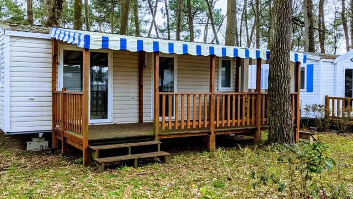 Saint-Hilaire-de-Riez House | L'Orée des Pins Residential Estate * - Mobil home PREMIUM - 32m2 - 2 bedrooms + terrace 4 to 5 people - 4 pers. included in the tariff