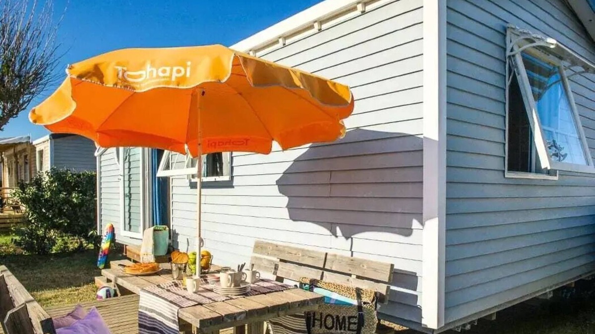Berny Riviere House | La Croix du Vieux Pont campsite* - Classic 4-room mobile home for 6 people