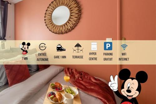 Bussy-Saint-Georges Apartment | La Gare, Disneyland Paris terrasse parking gratuit
