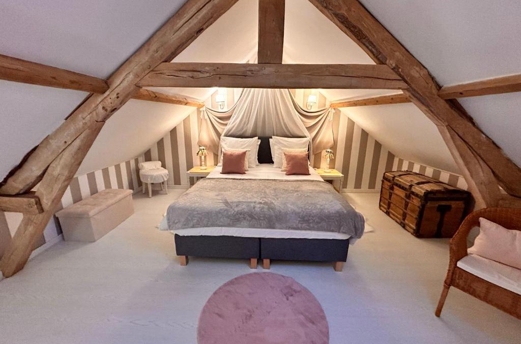 Woignarue House | La Grange Aux Hirondelles - Chambre romantique