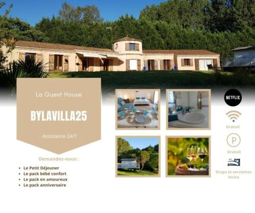 Noaillan Apartment | La Guest House BYLAVILLA25 calme et détente