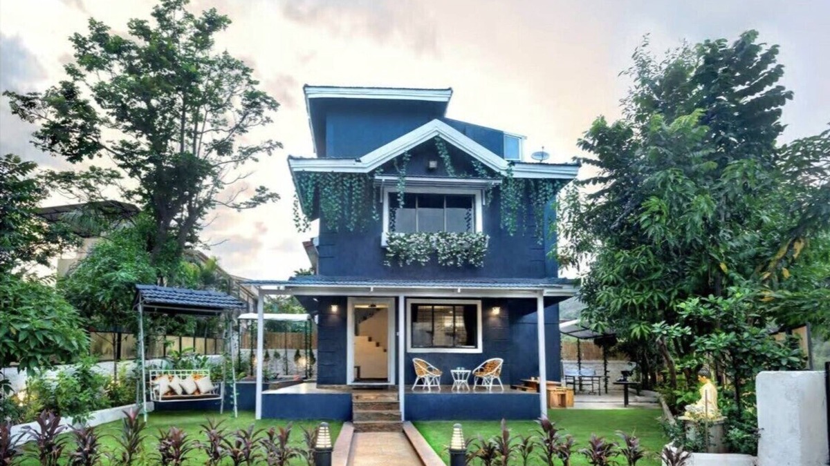 Parshwapuram Villa | La Maison Bleu Independent 3BHK Pvt Pool Villa - Lakhani Estates