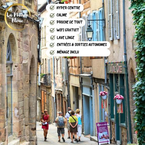 Rodez Apartment | La Maison bleue, un emplacement de choix à Rodez