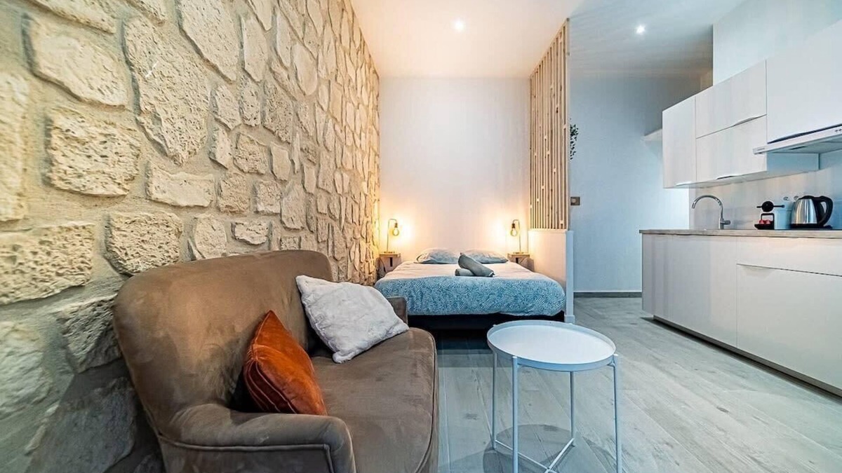 Charmettes - Bellecombe Apartment | La Maison Charpennes- studio Pampa 2 pers