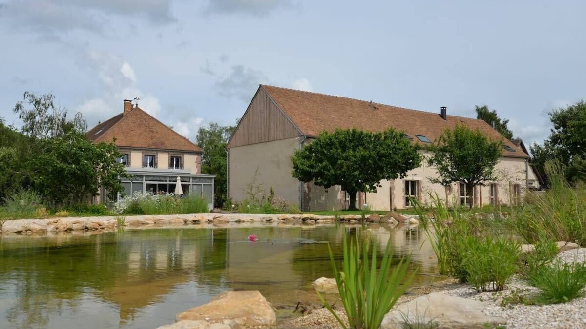 Paisy-Cosdon House | La Mélinothe large 5* charming gîte with spa
