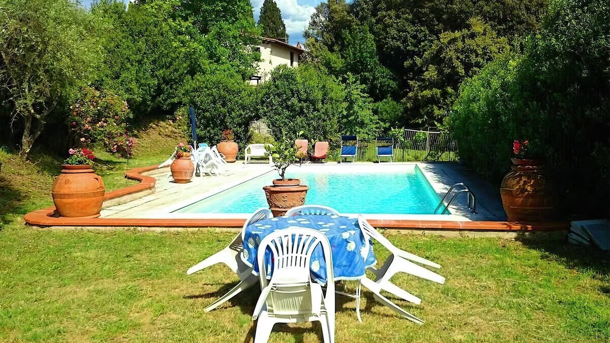 San Donato in Collina Villa | La Merlaia Beauty and Quietness with Pool on Hills of Florence