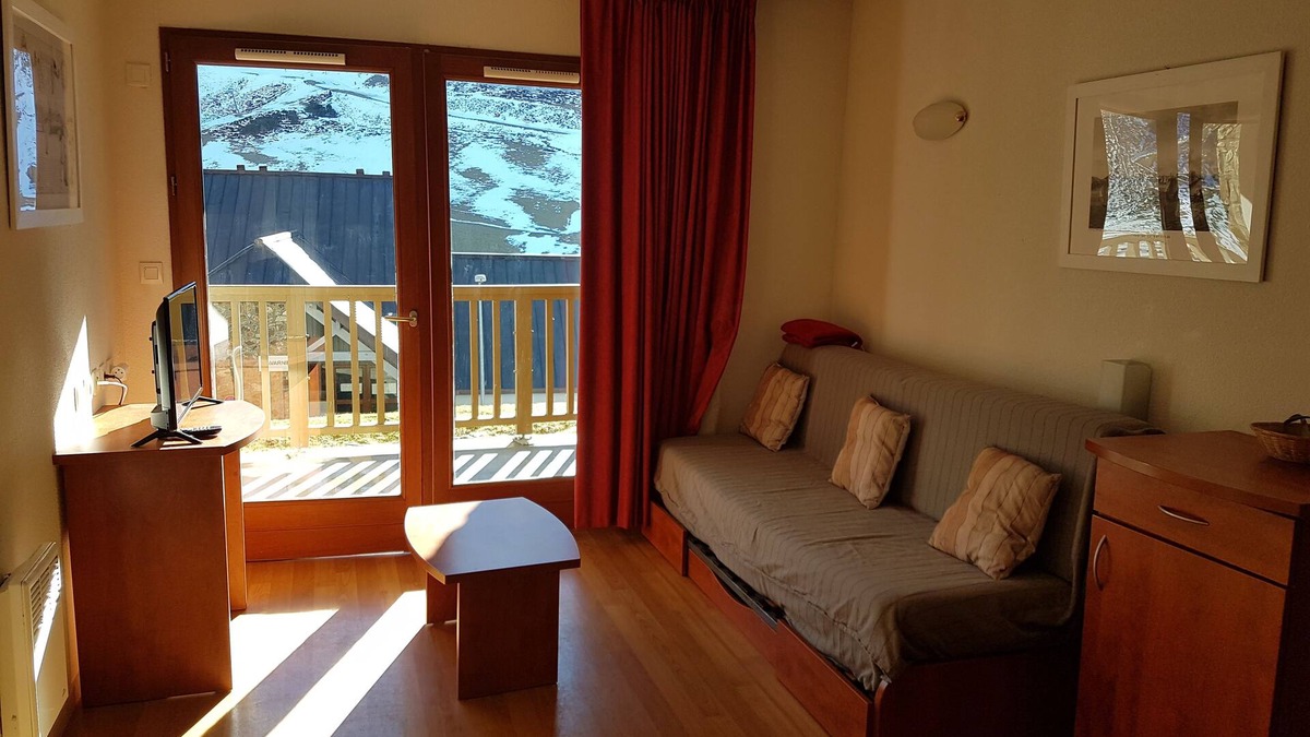 La Mongie Apartment | La Mongie 2 rooms 4 persons Residence Pic du Midi parking and swimming pool
