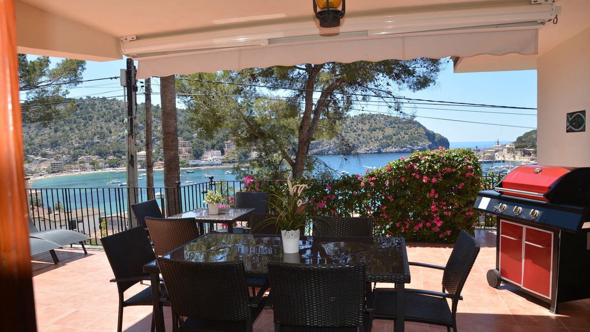 Puerto de Soller Villa | "La Oliva Port de Soller" fantastic views, private terraces, 5' Beach, BBQ