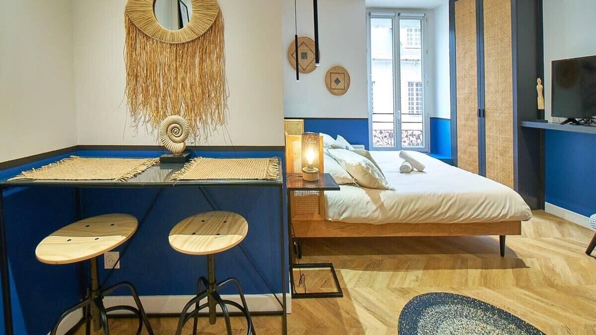 Vaise Apartment | La Palmeraie-joli studio-Métro Valmy-Vaise