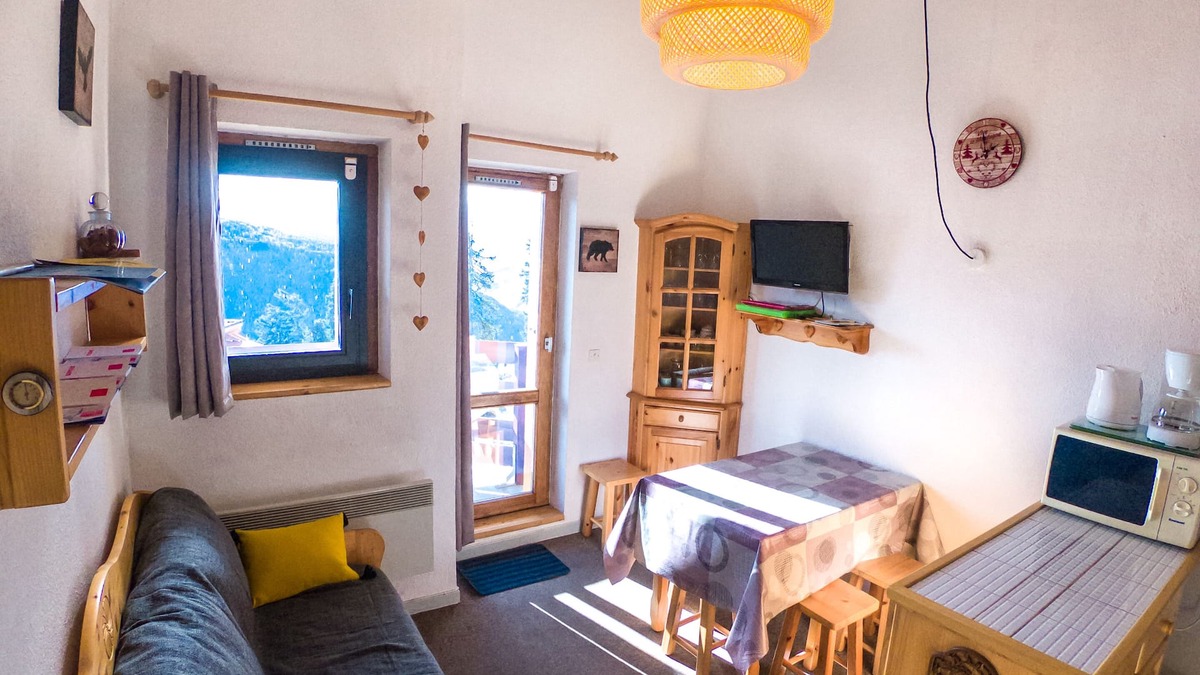 La Rosiere Apartment | La Rosière - Apartment 6 people with balcony and garage near the slopes