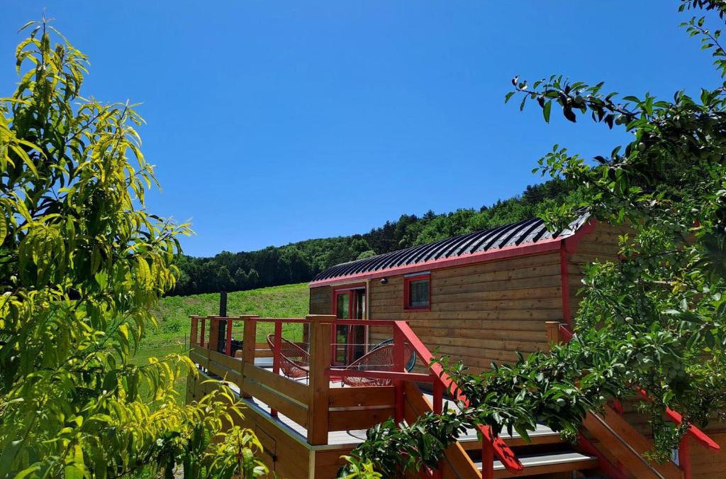 Castelnau-de-Montmiral Ski Chalet | La roulotte du tonnelier