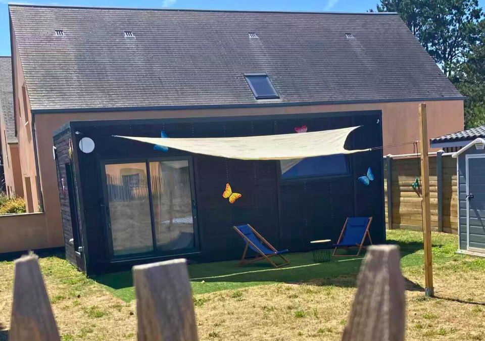 Portbail Ski Chalet | La Roulotte - Tiny House 150m de la Plage