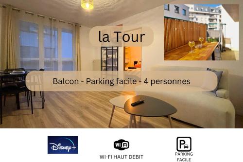 Franconville Apartment | La Tour - Tout confort - Hypercentre - Balcon #SirDest