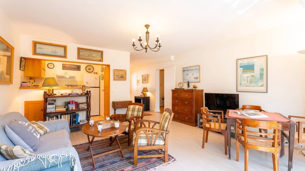 Morbihan Apartment | La Trinité/Mer, 4-room apartment -90m²-Port view
