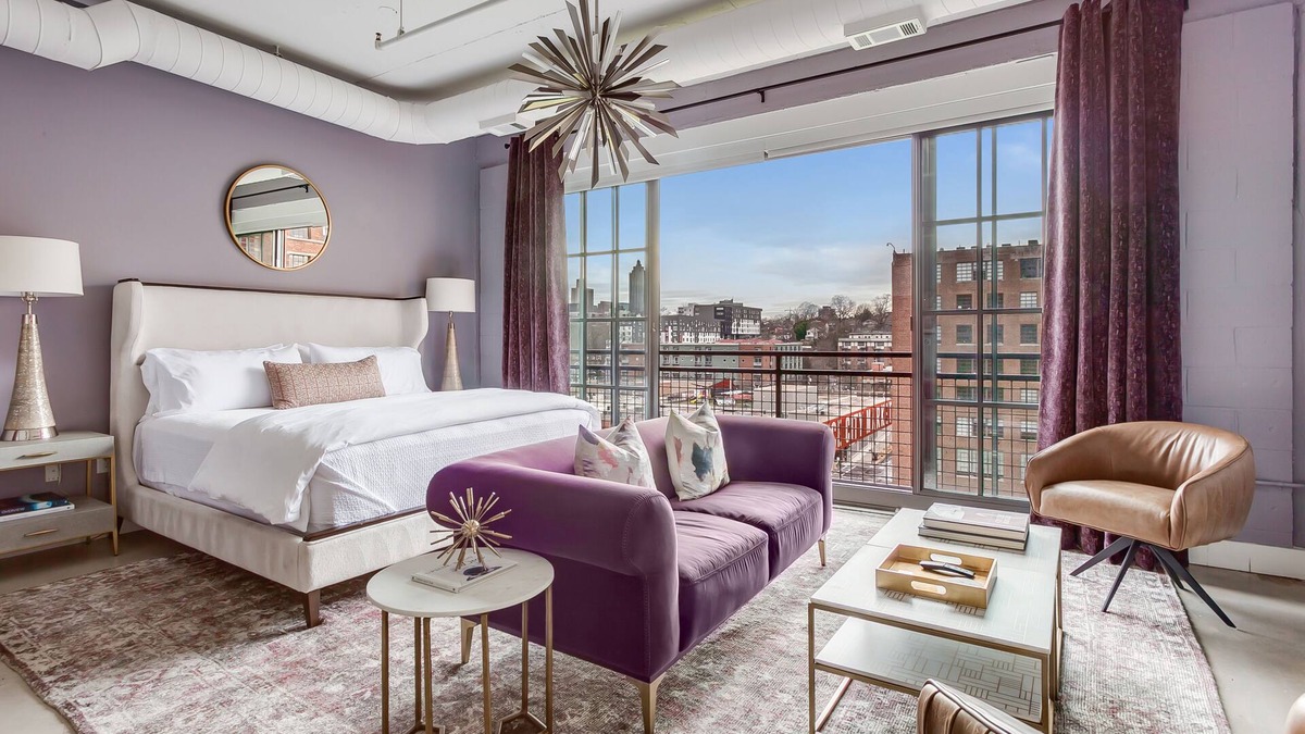 Old Fourth Ward Apartment | La Violette Loft by Atlanta Luxury Rentals