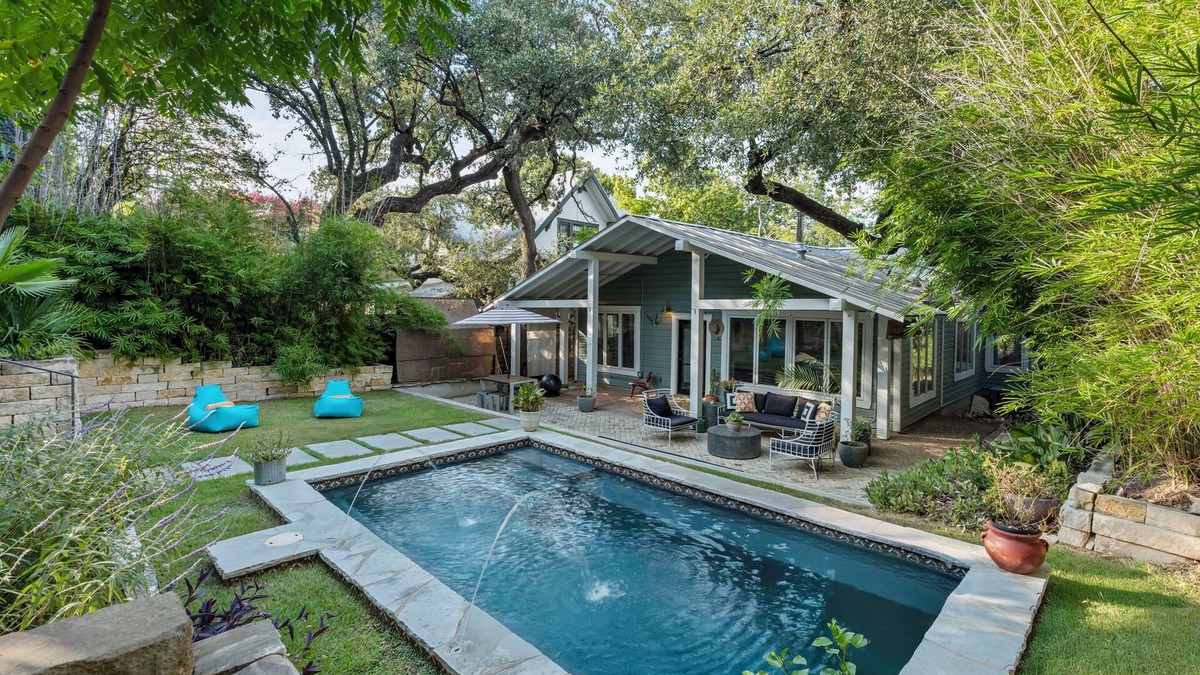 Travis Heights House | Ladybird Villa - Heated Saltwater Pool - Walk to SoCo