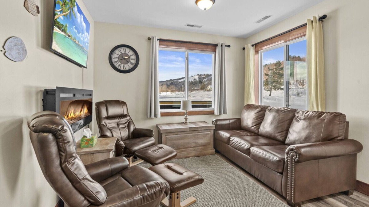 Houghton Cabin | Lake Access Cabin with Hot Tub, Trail Access, Sauna – Across the lake from MTU