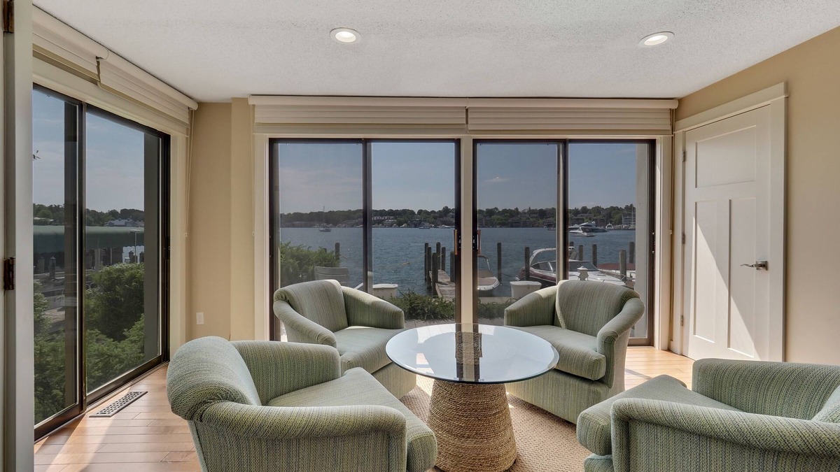 Charlevoix Condo | Lake Charlevoix Views | Private Balcony | Pool, Hot Tub, Sauna | Sleeps 4