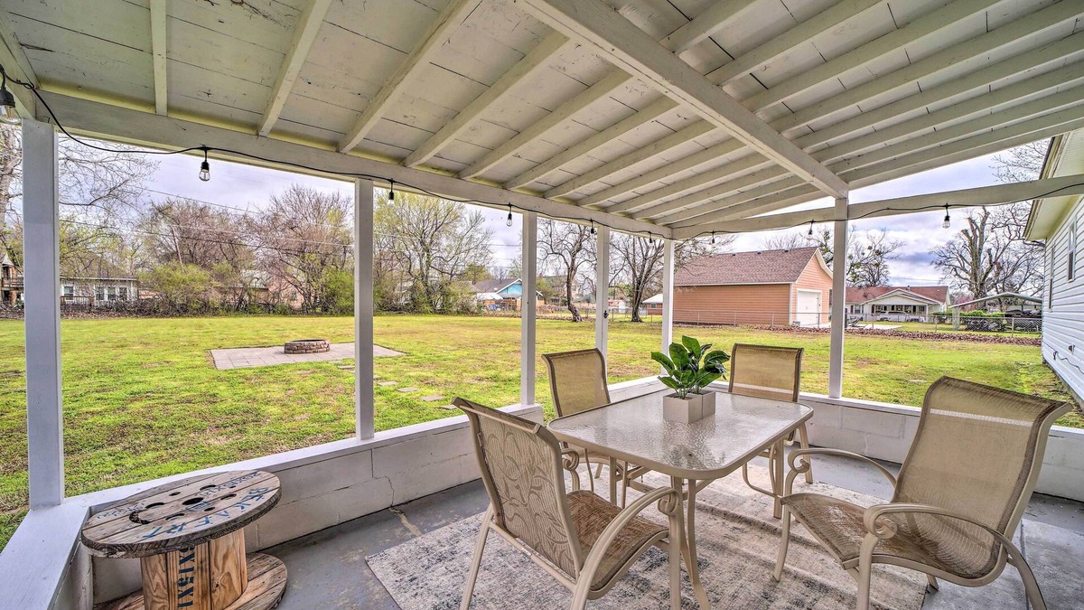 Eufaula House | Lake Eufaula Retreat w/Fire Pit, Near Main St!