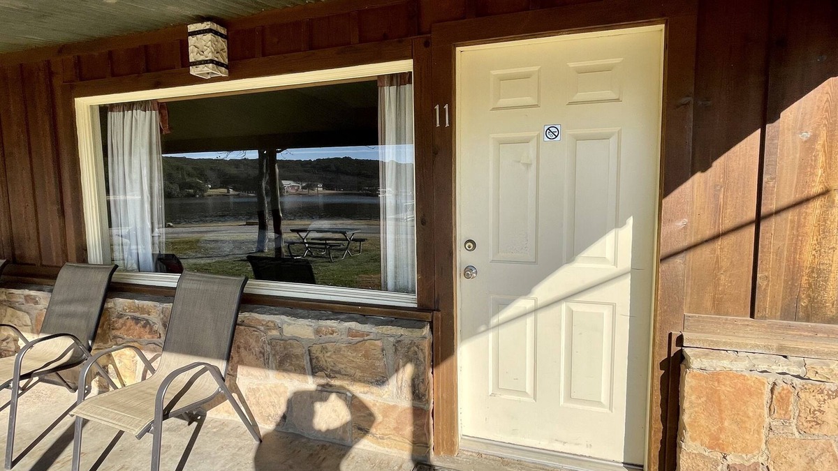 Graham Cabin | Lake front Cabin #11 with Porch