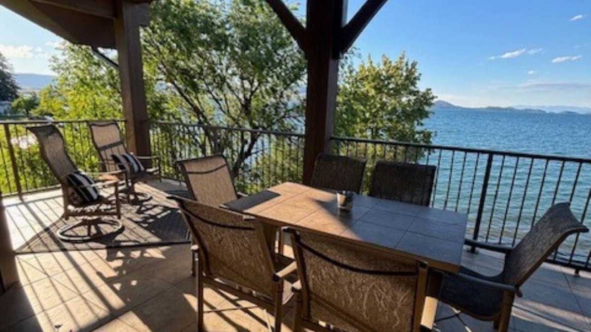 Polson Condo | Lake Front Condo with Private Dock on Flathead Lake