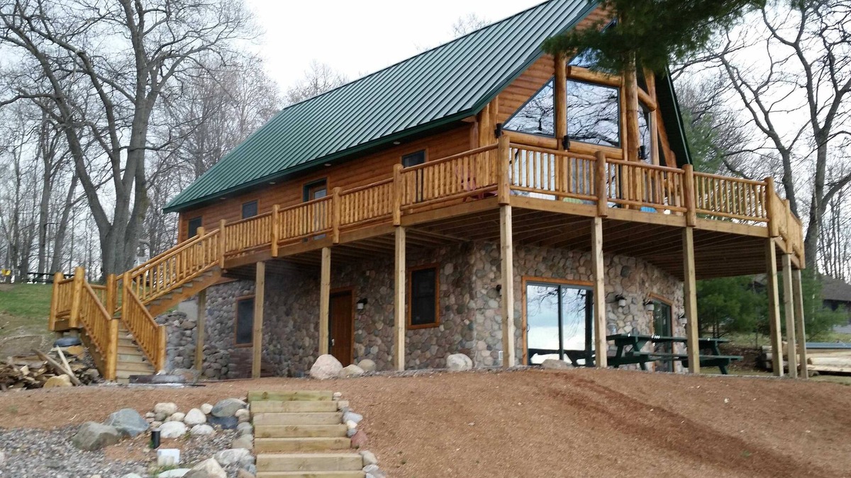 Arbor Vitae Cabin | Lake Front Log Cabin With Beautiful Views