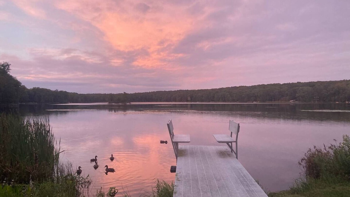 Gouldsboro House | Lake Front, Ski,Hot Tub, Fire Pit, FP, Boats, Beach