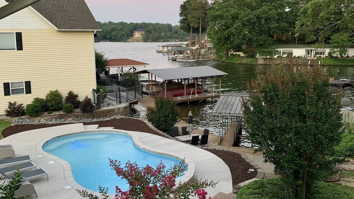 Rockwell House | Lake Hamilton luxury lake house! New spa and pool with optional heat ready!