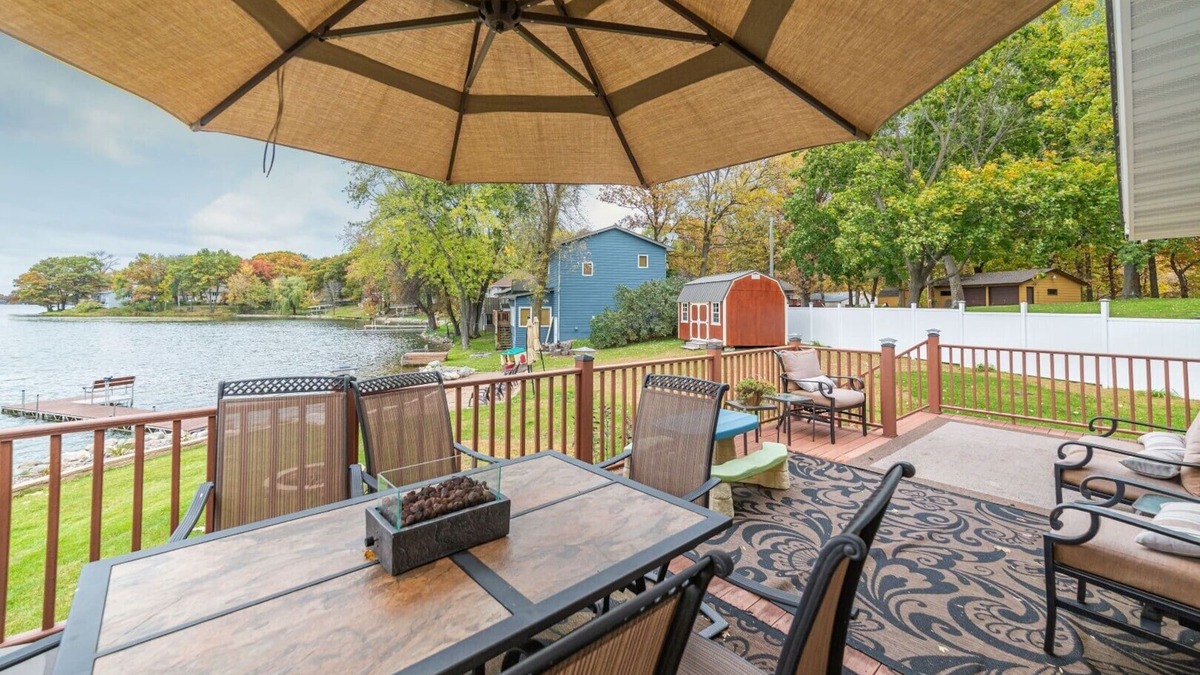 Zimmerman House | Lake home getaway with private beach on Lake Fremont. 45 min. to Minneapolis!