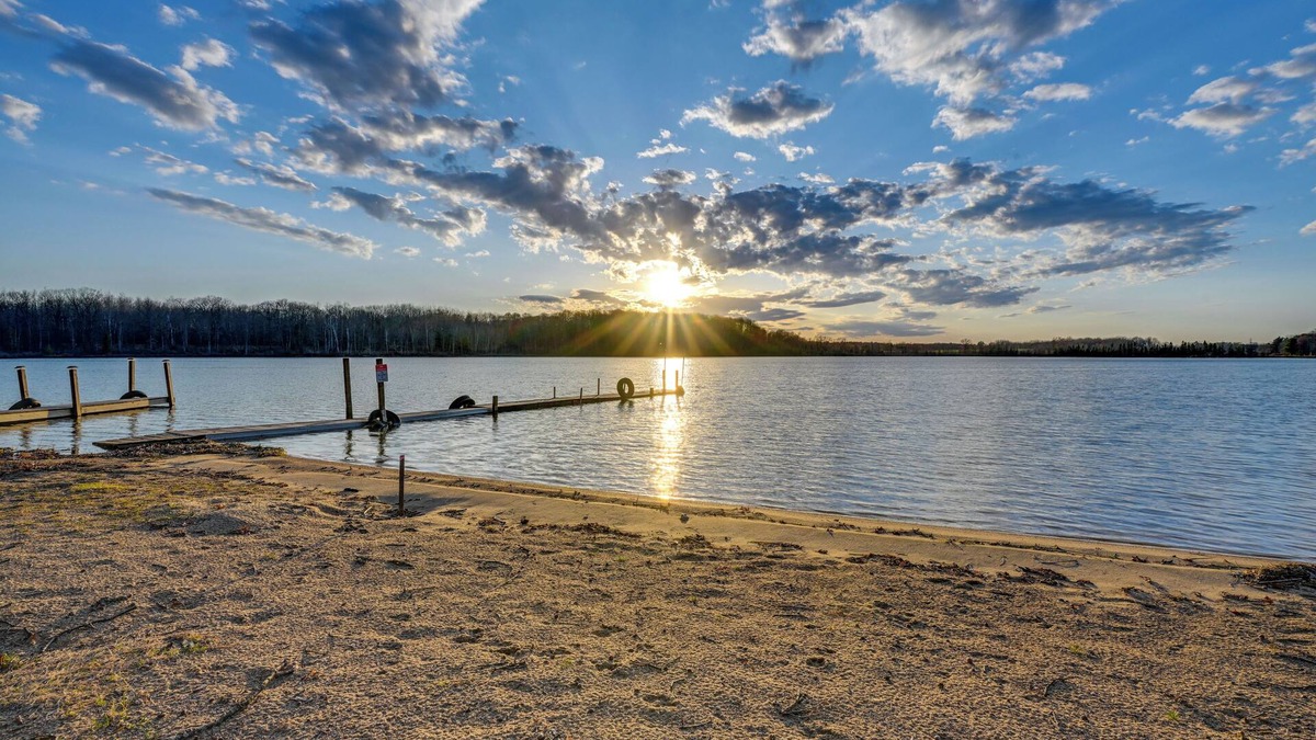 Lake House | Lake Home w/Dock + Fire Pit: Steps to Sandy Beach