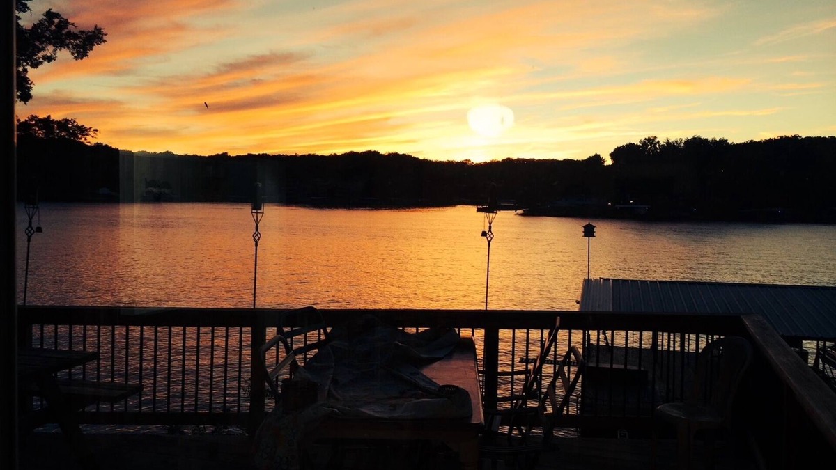 Rocky Mount House | Lake House with Multiple Decks and Large Swim Platform on Private Dock