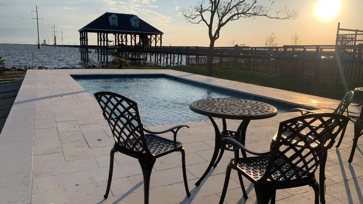 Slidell House | LAKE House with Private Heated Pool, Great for Family Gatherings. Best View!
