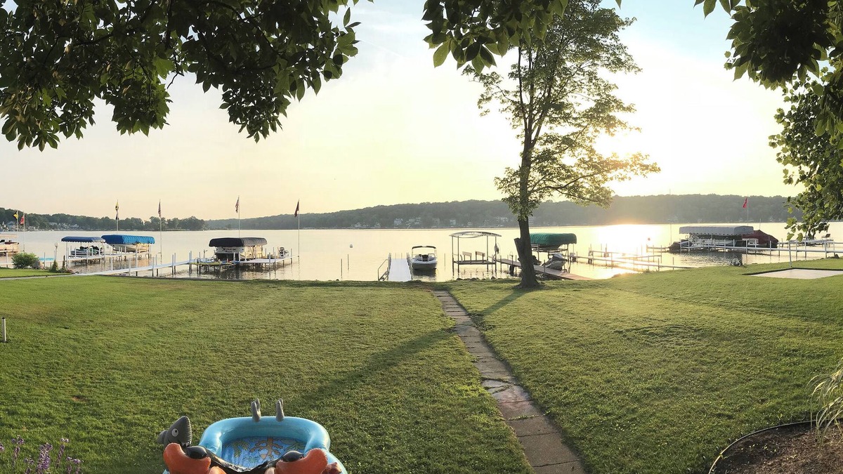 Lake James House | Lake James Waterfront Cottage with a Beach - Sleeps 14!