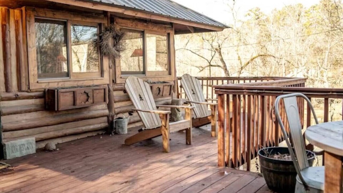 Eureka Springs Cabin | Lake Lucerne Cabin # 8 Wifi+Parking+Deck Coyote's Rest