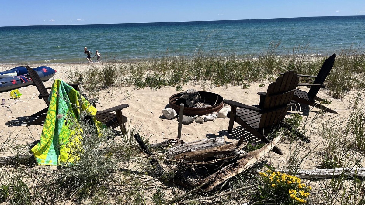Beaver Island House | Lake Michigan/Beaver Island with incredible private beach