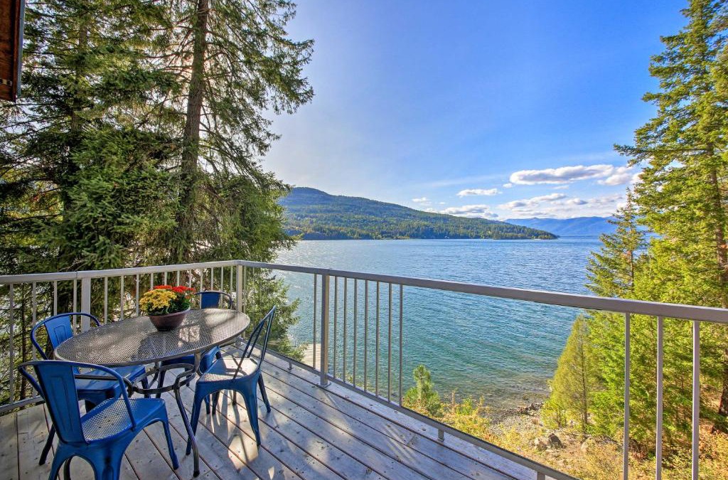 Sandpoint House | Lake Pend Oreille Home with Dock and Paddle Boards