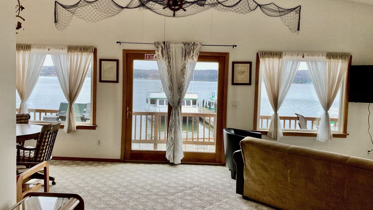 Munising Apartment | Lake Superior View ~ Convenient ~ In town