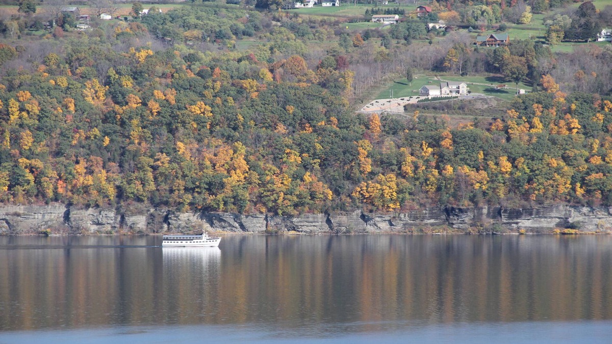 Watkins Glen House | Lake view home on a bluff overlooking Seneca Lake