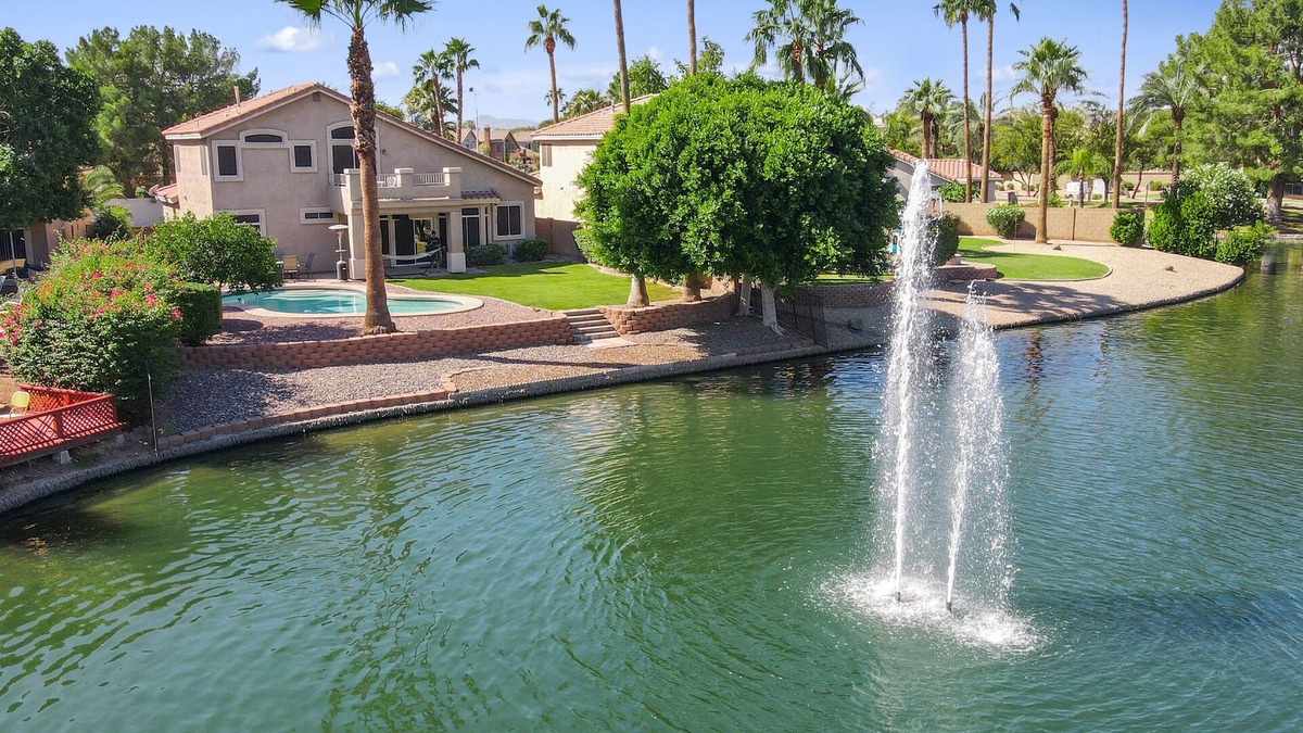 Chandler House | Lake View! Sparkling Pool! Newly Remodeled Oasis