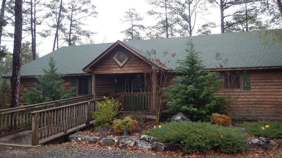 Mount Ida Cottage | Lake view three bedroom, three bath cottage with private hot tub overlooking Lake Ouachita. by RedAwning